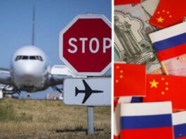 Ніж у спину: Китай не впускає більше половини літаків російських авіакомпаній