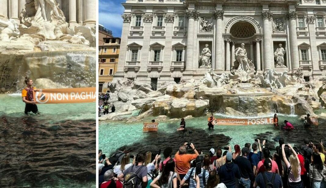«Останнє покоління» поглумилося над найвідомішою пам'яткою в Римі