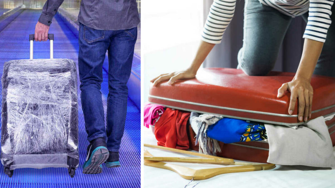 Як не платити за ручну поклажу: туристам розповіли геніальний лайфхак з тришарової упаковки валізи